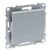 Intrerupator simplu, cu bec martor, 16A, aluminiu, Suno 721314