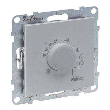 Termostat pentru încălzire prin pardoseală, aluminiu, Suno 721337, , alternativo.ro