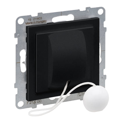 Buton inversor, cu cordon, 6A, negru, Suno 721400, , alternativo.ro