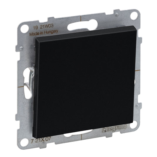 Intrerupator cruce, 10A, negru, Suno 721407