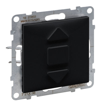 Buton pentru storuri, 6A, negru, Suno 721438, , alternativo.ro