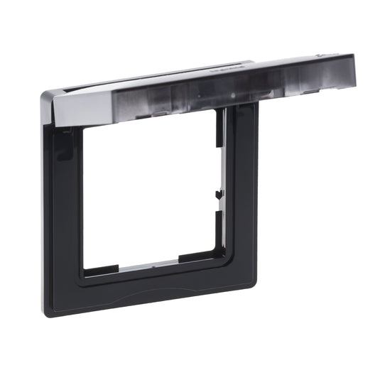Rama 1 post, IP44, Negru, Suno 721444