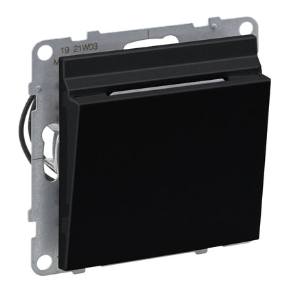 Intrerupator cu cartela, negru, Suno 721475, , alternativo.ro