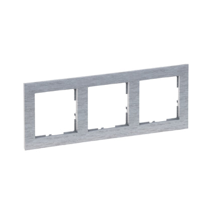 Rama 3 posturi, Aluminiu periat, Suno 721563, , alternativo.ro