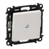 Intrerupator simplu, cu lumina de control, 10A, alb, Valena Life 752110