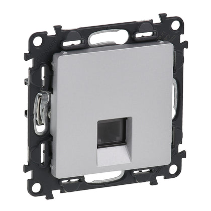 Priza de telefon RJ11, aluminiu, Valena Life 753338, , alternativo.ro