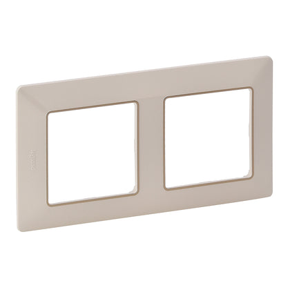 Rama 2 posturi, Ivoar / Insert auriu, Valena Life 754062, , alternativo.ro