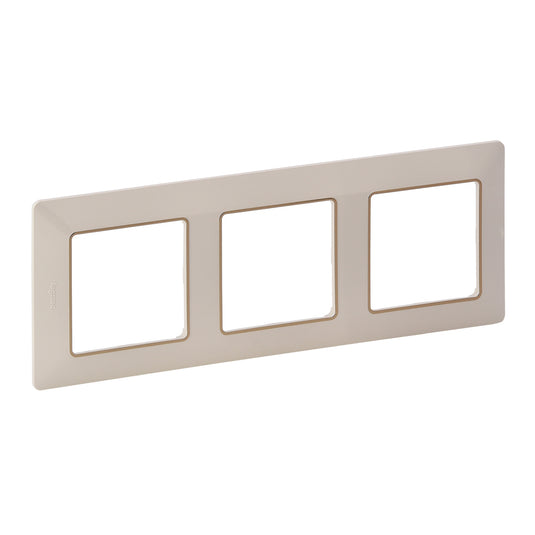 Rama 3 posturi, Ivoar / Insert auriu, Valena Life 754063