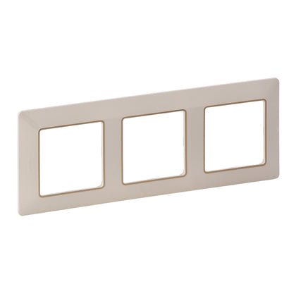 Rama 3 posturi, Ivoar / Insert auriu, Valena Life 754063, , alternativo.ro