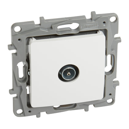 Priza TV, conexiune stea, conector tata, alb, Niloe 764551, , alternativo.ro
