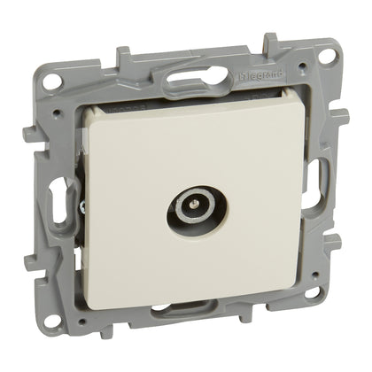 Priza TV, de capat, conector mama, 10dB, ivoar, Niloe 764655, , alternativo.ro