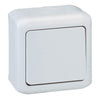 Intrerupator cap-scara, montaj aparent, 10A, IP44, gri, Forix 782383