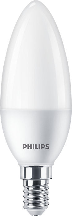 Set 2 Becuri LED lumanare, B38, E14, 7W, 806Lm, lumina neutra 4000K, Philips 8719514310216, , alternativo.ro