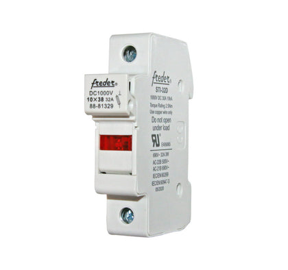 Soclu sigurante cilindrice, 1P, 10x38, 32A, 1000V DC, Freder 88-81329, , alternativo.ro