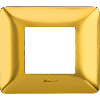 Rama ornament, 2 module, Auriu satinat, Matix AM4802GOS, , alternativo.ro