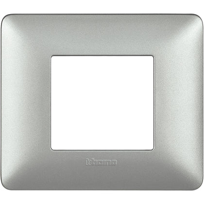 Rama ornament, 2 module, Argintiu, Matix AM4802MSL, , alternativo.ro