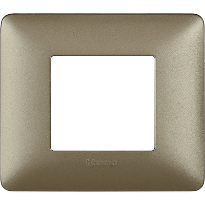 Rama ornament, 2 module, Titaniu, Matix AM4802MTA, , alternativo.ro