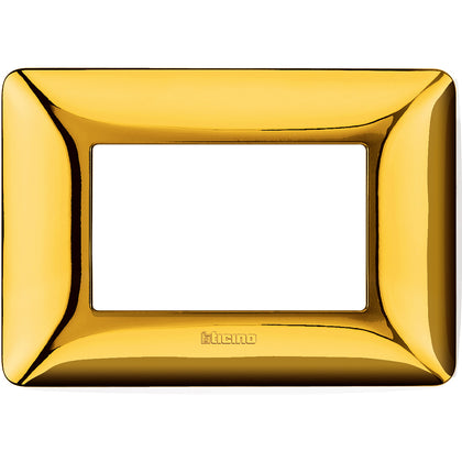 Rama ornament, 3 module, Auriu lucios, Matix AM4803GOR, , alternativo.ro