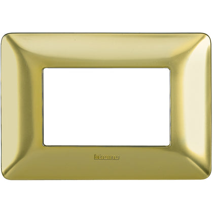 Rama ornament, 3 module, Auriu satinat, Matix AM4803GOS, , alternativo.ro