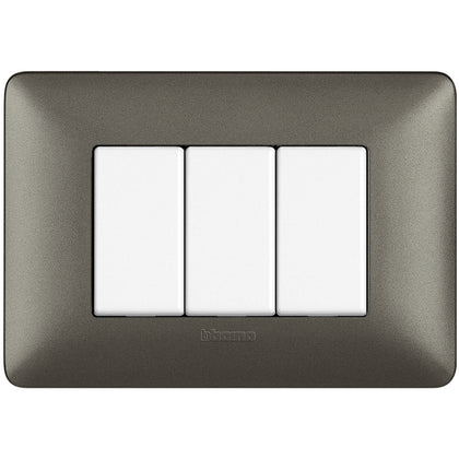 Rama ornament, 3 module, Fier, Matix AM4803MIR, , alternativo.ro