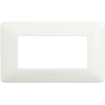 Rama ornament, 4 module, Alb, Matix AM4804BBN, , alternativo.ro