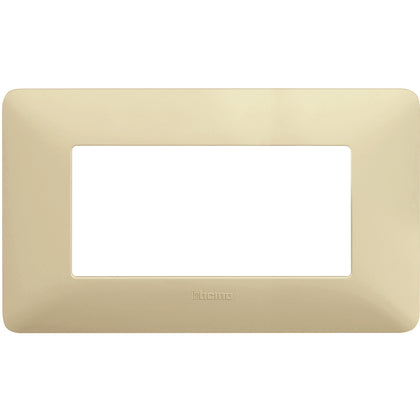 Rama ornament, 4 module, Alb pastel, Matix AM4804BCD, , alternativo.ro
