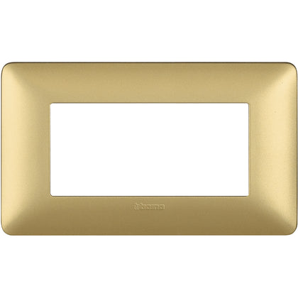 Rama ornament, 4 module, Auriu, Matix AM4804MGL, , alternativo.ro