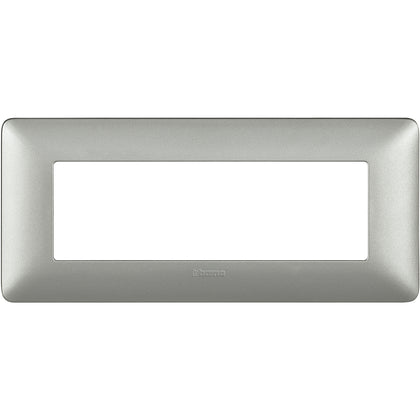 Rama ornament, 6 module, Argintiu, Matix AM4806MSL, , alternativo.ro