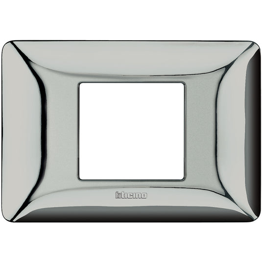 Rama ornament, 2 module, centrat, Crom lucios, Matix AM4819GCR