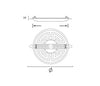 Corp de iluminat LED, rotund, incastrat, 24W, 4000K, IP40, Borled BL-D1-0008