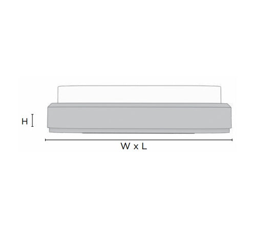 Corp de iluminat LED, oval, 15W, 4000K, IP65, negru, Borled BL-G3-0011