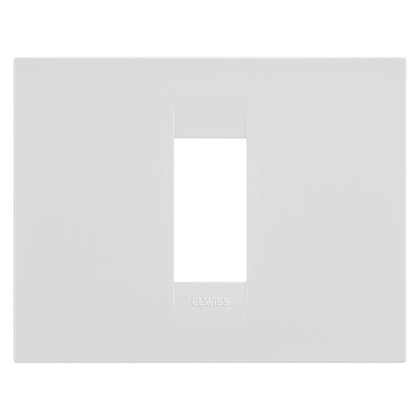 Rama decorativa, 1 modul, Alb, Chorus GEO GW16401TB, , alternativo.ro