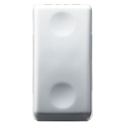 Buton cu revenire, 1 modul, 10A, contact ND, alb, System GW20510, , alternativo.ro