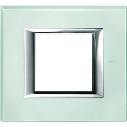 Placa ornament, 2 module, Kristall, Axolute Bticino HA4802VKA, , alternativo.ro