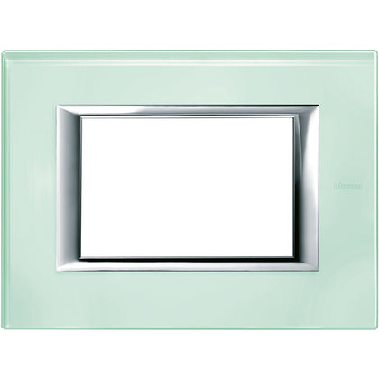 Placa ornament, 3 module, Kristall, Axolute Bticino HA4803VKA, , alternativo.ro