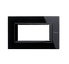 Placa ornament, 4 module, Nighter, Axolute Bticino HA4804VNB