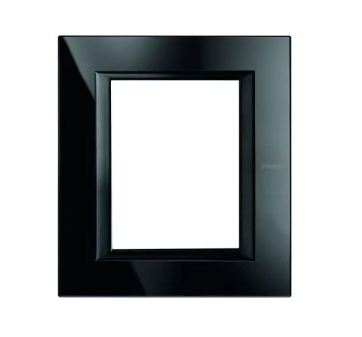 Placa ornament, 3+3 module, Nighter, Axolute Bticino HA4826VNB