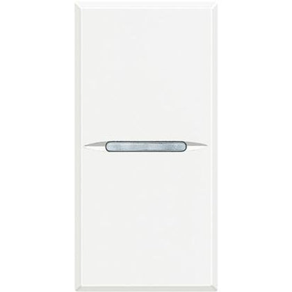Intrerupator axial, 10A, 1 modul, alb, Axolute Bticino HD4001, , alternativo.ro