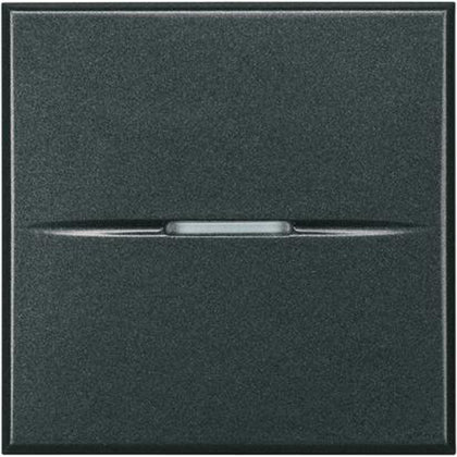 Intrerupator axial, 10A, 2 module, antracit, Axolute Bticino HS4001/2, , alternativo.ro