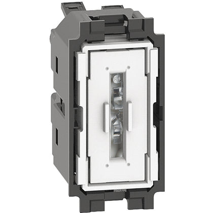 Intrerupator simplu, 1 modul, 10A, fara tasta, Living Now K4001A, , alternativo.ro