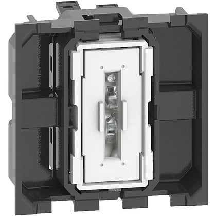 Intrerupator simplu, 2 module, 10A, fara tasta, Living Now K4001M2A, , alternativo.ro