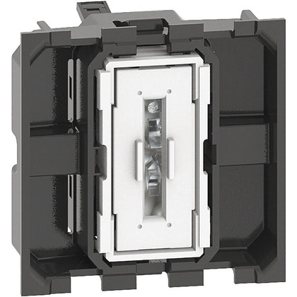 Intrerupator cap-scara, 2 module, 10A, fara tasta, Living Now K4003M2A, , alternativo.ro