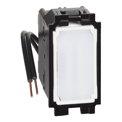 Intrerupator cruce, 1 modul, 10A, cu LED, fara tasta, Living Now K4004L, , alternativo.ro