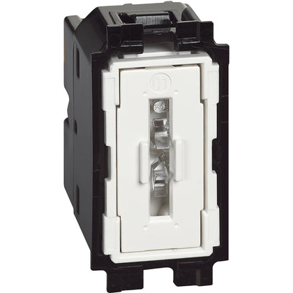 Buton cu revenire, 1 modul, 10A, fara tasta, Living Now K4005, , alternativo.ro
