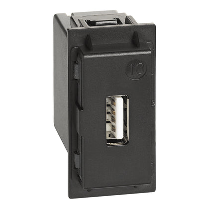 Priza USB, tip A, 1 modul, 5V, 1500mA, fara placa, Living Now K4285C1, , alternativo.ro