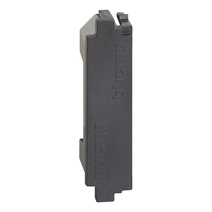Placa tasta falsa, 1/2 modul, negru, Living Now K4949, , alternativo.ro