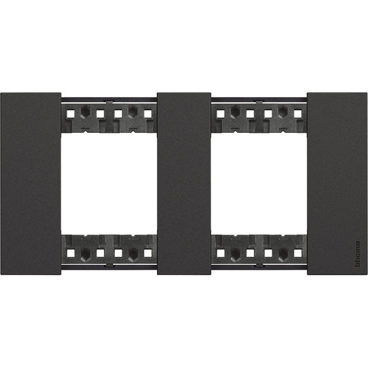 Rama finisaj, 4 module (2m+2m), culoare Negru, Living Now KA4802M2KG