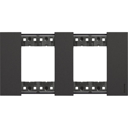 Rama finisaj, 4 module (2m+2m), culoare Negru, Living Now KA4802M2KG, , alternativo.ro