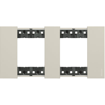 Rama finisaj, 4 module (2m+2m), culoare Nisip, Living Now KA4802M2KM, , alternativo.ro