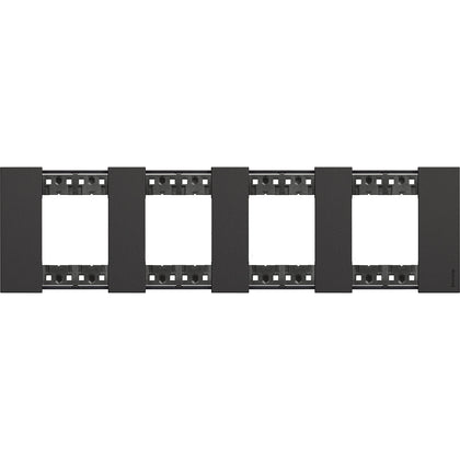 Rama finisaj, 8 module (2m+2m+2m+2m), culoare Negru, Living Now KA4802M4KG, , alternativo.ro